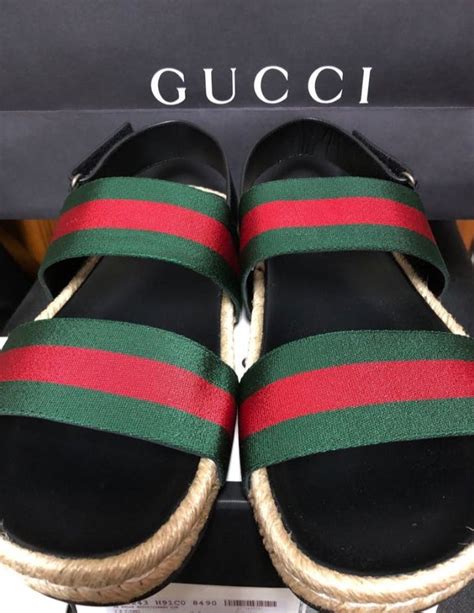 grailed gucci sandals|Gucci unisex sandals.